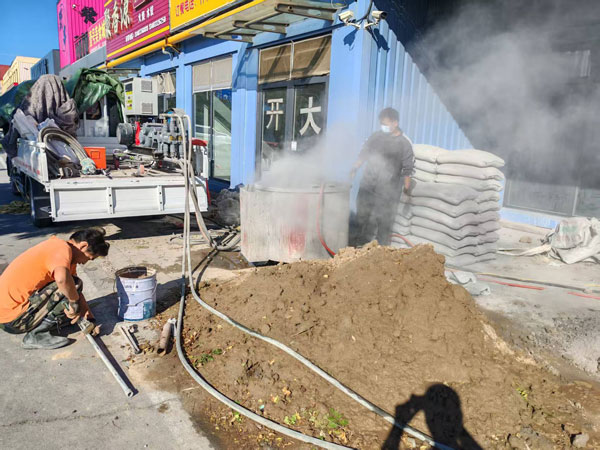 新河顶管注浆加固